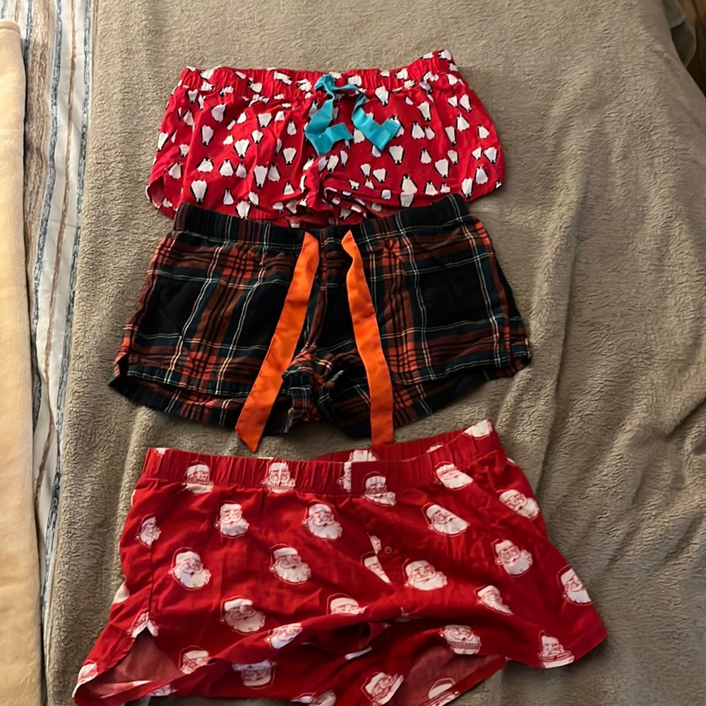Three pairs of PJ Shorts - Target, Old Navy and Aerie!